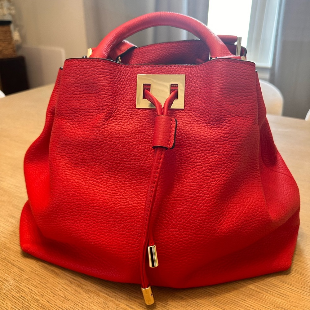 NWOT Boden Cherry Red Hobo Bag